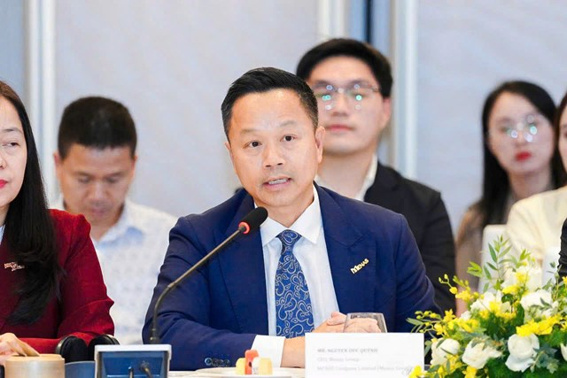 Ông Nguyễn Đức Quỳnh chia sẻ tầm nhìn đưa ẩm thực và thương hiệu Thái Lan chất lượng đến gần hơn với người tiêu dùng Việt Nam tại diễn đàn.