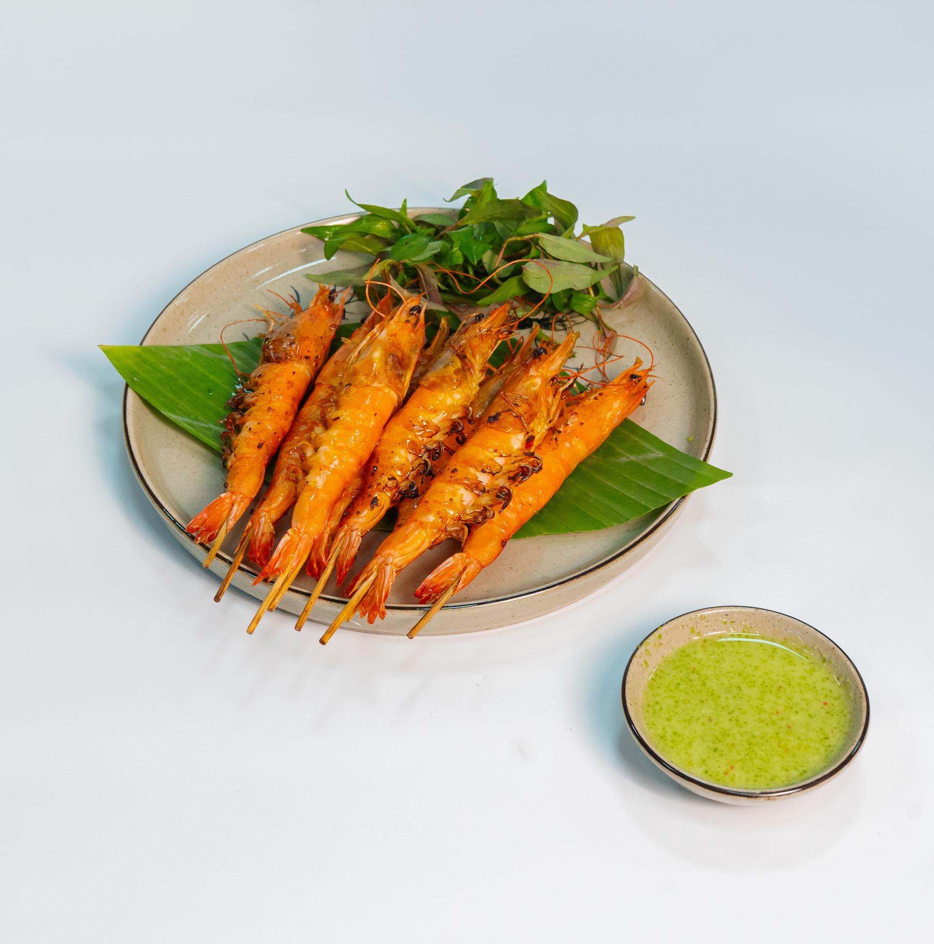 Tôm Nướng Muối Ớt