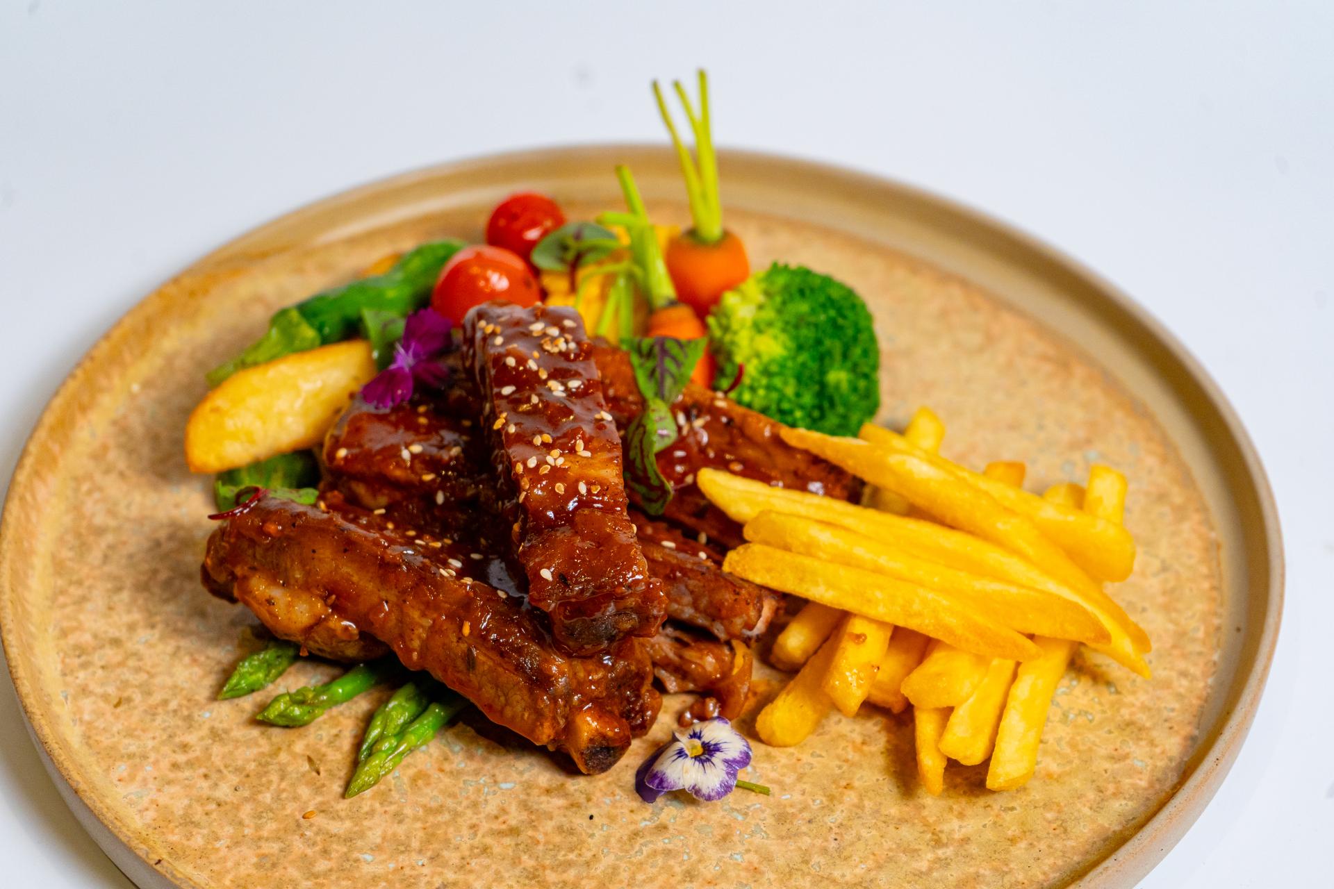 Sườn Heo Nướng BBQ (300g)