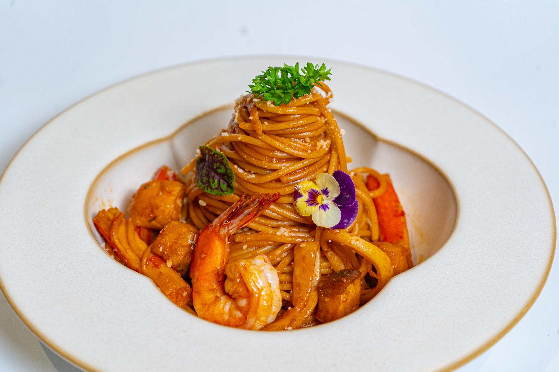 Mỳ Ý Hải Sản Xốt Cay