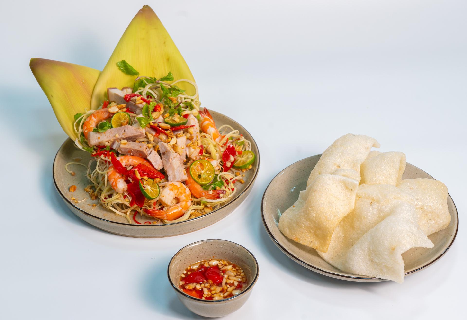 Nộm Hoa Chuối Tôm Thịt